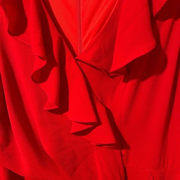 London Times Flowy Ruffle Maxi Dress - Picture 4 of 7